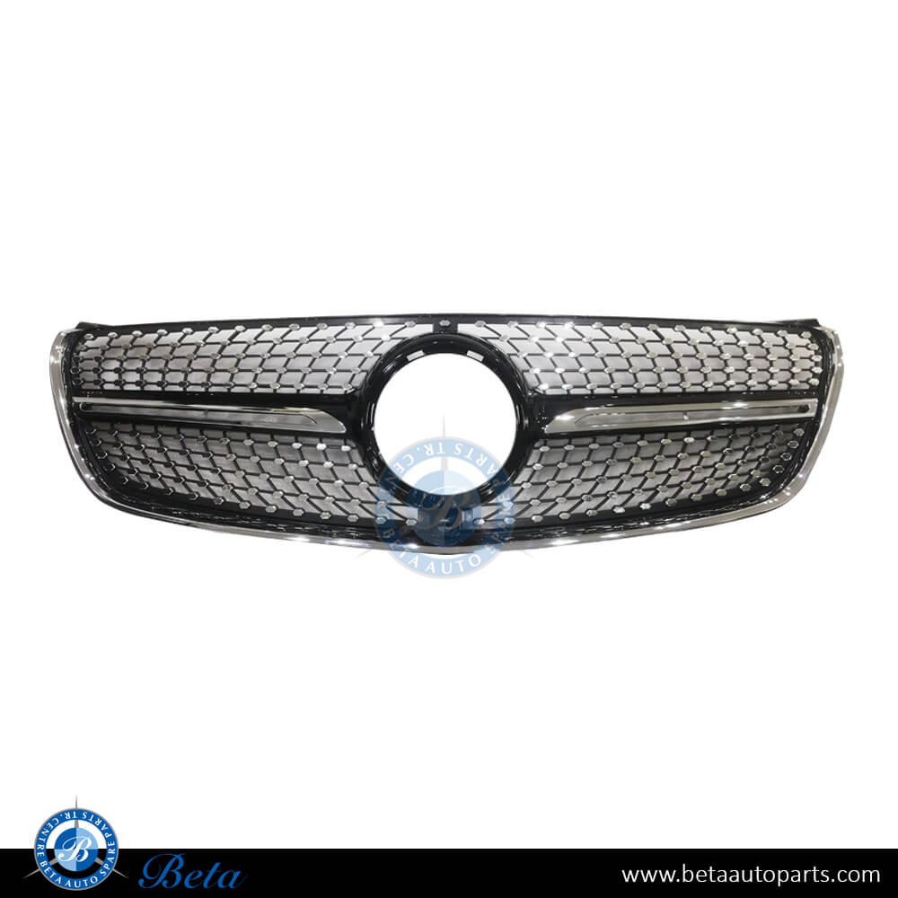 Mercedes Viano W447 (2015-Up), Radiator Grille Diamond Look (Black and Chrome), China Mercedes Viano W447 (2015-Up), Radiator Grille Diamond Look (Black and Chrome), China